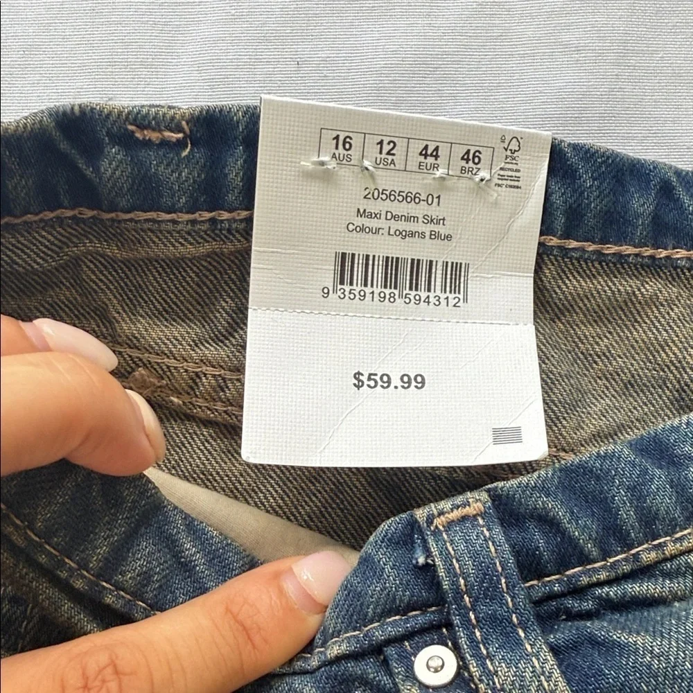 Cotton:On Denim Maxi Skirt - Picture 2 of 7